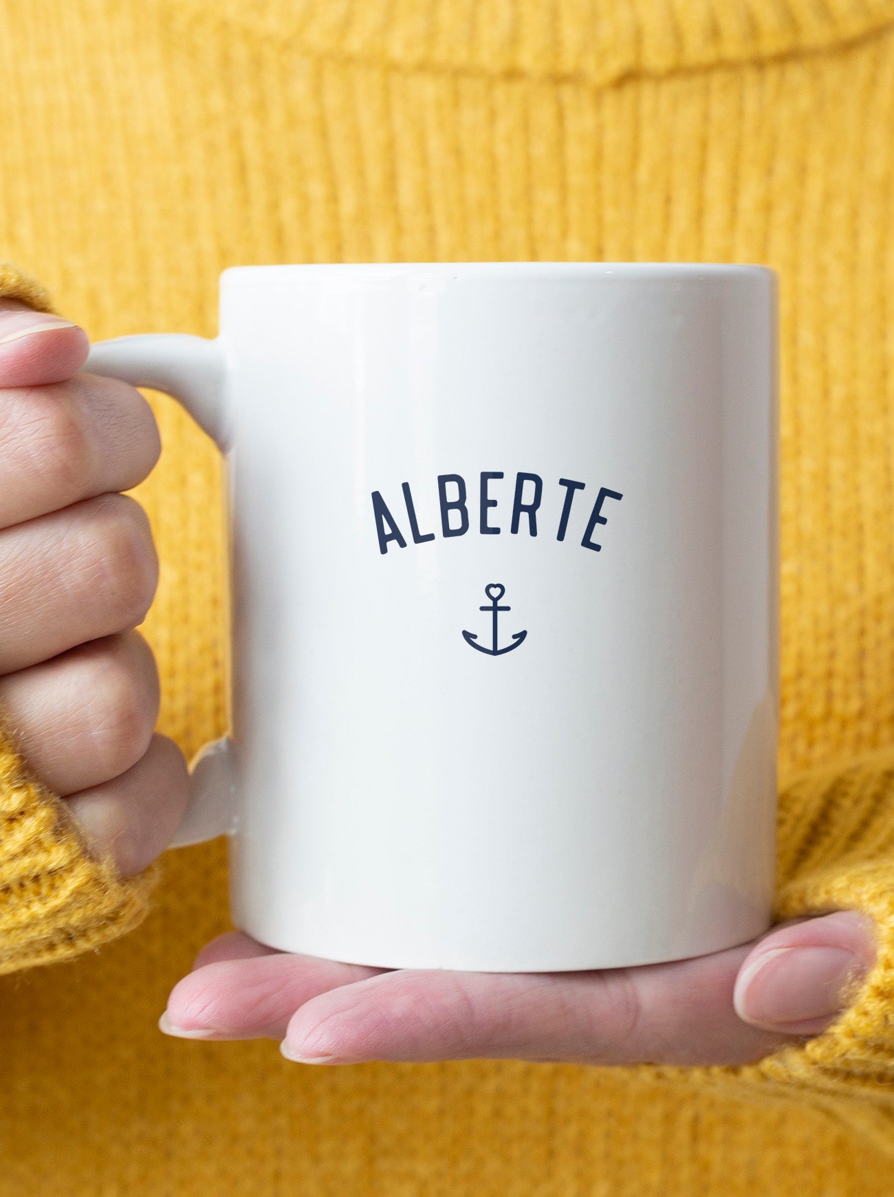 Keramikkrus med navn - Hjemhavn Custom Krus