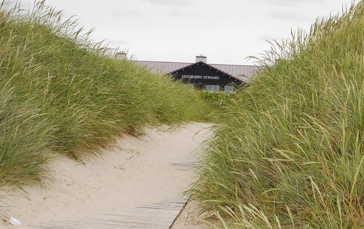 Vi “hænger ud” på Danmarks bedstbeliggende strandhotel.