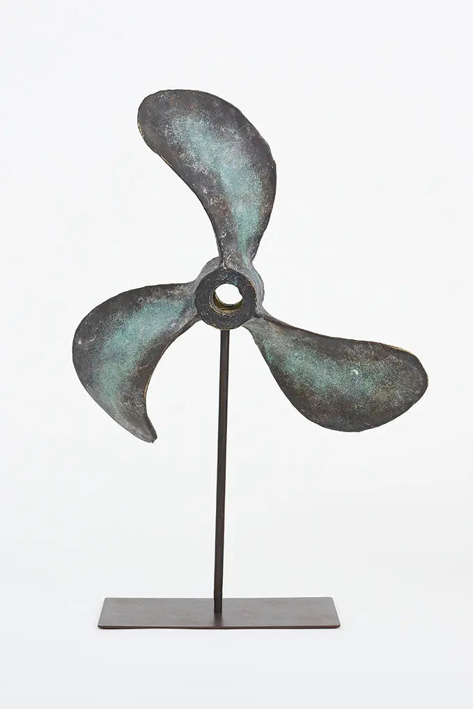 Vintage Skibspropel på fod