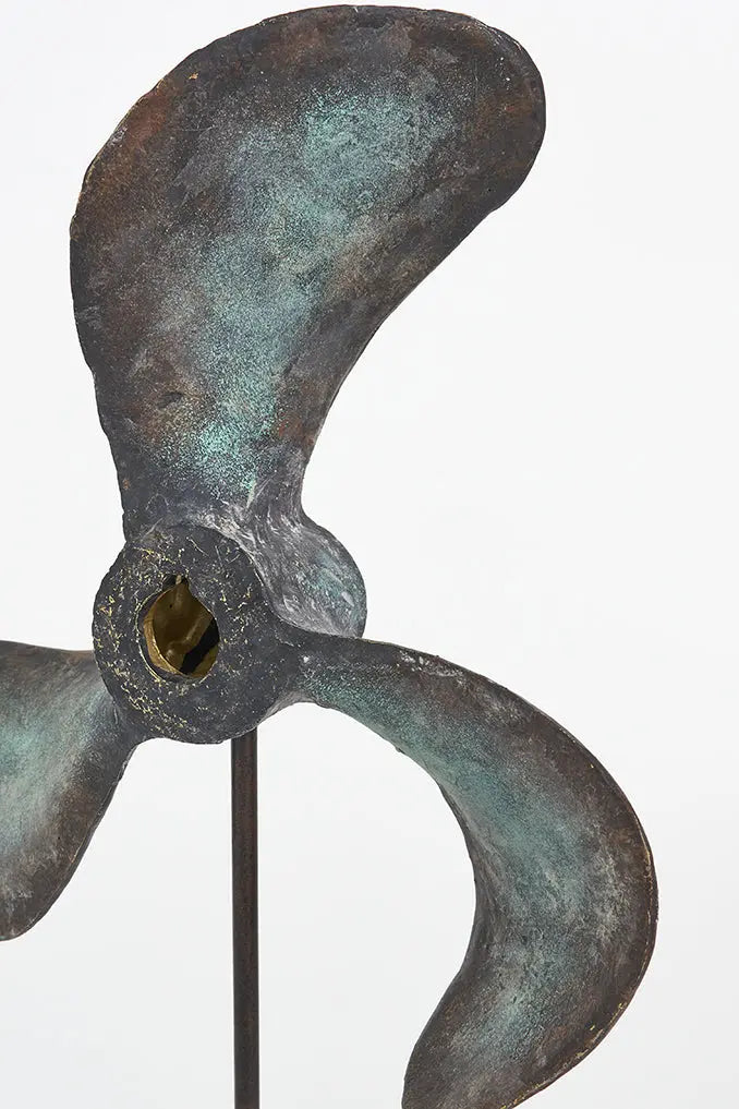 Vintage Skibspropel på fod