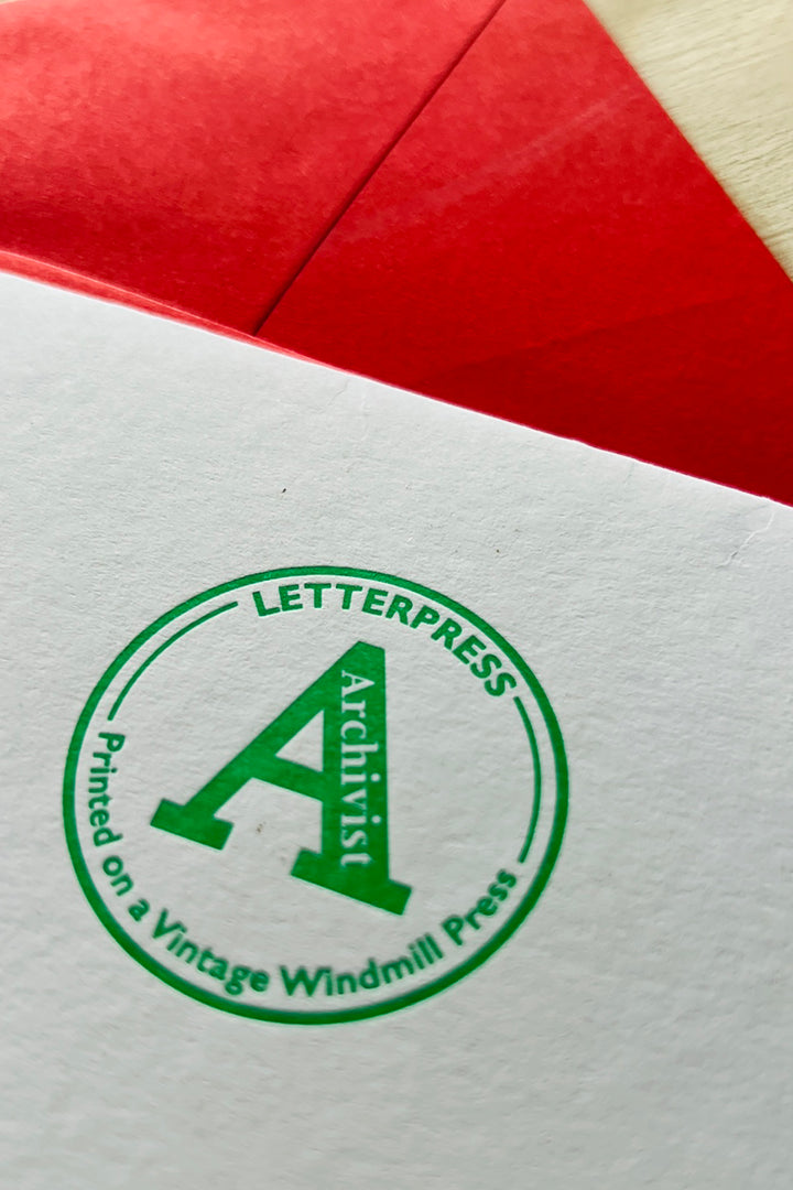 Letterpress Card "Merry Christmas"