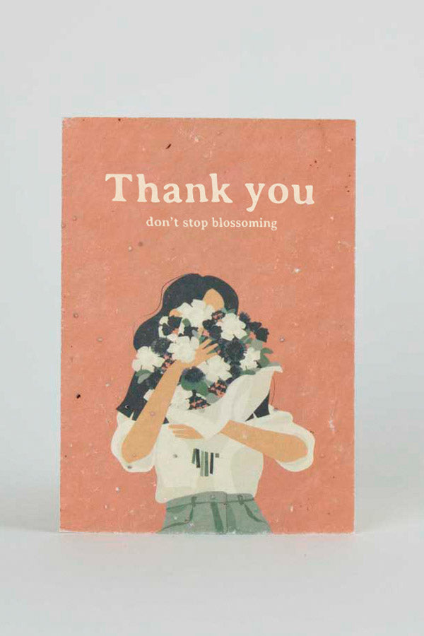 Plantbar Postkort "Thank you"