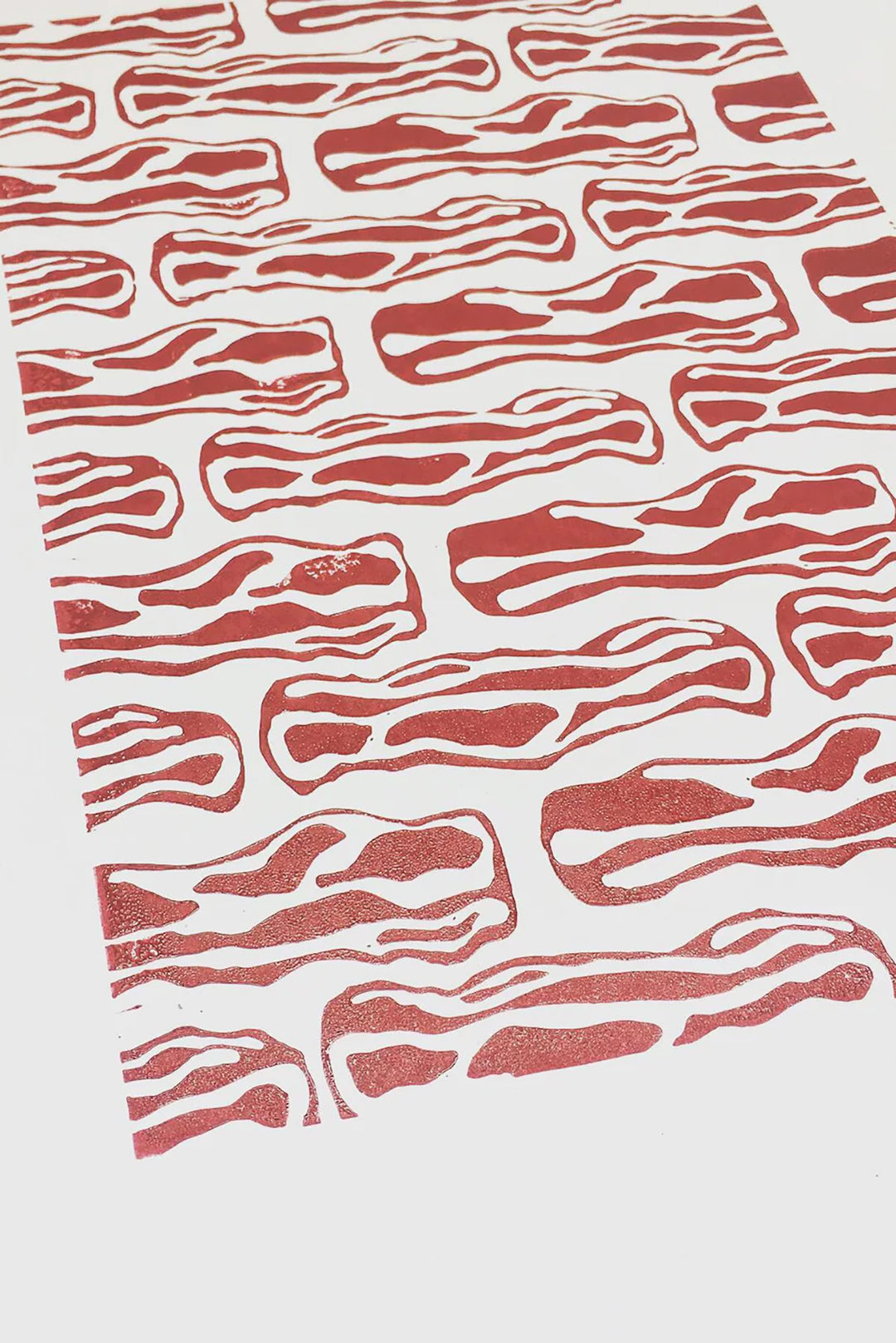 Bacon - Linocut print