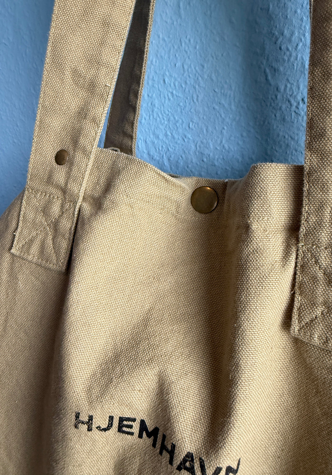 Faded Shopper Bag "Hjemhavn"