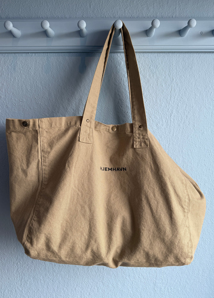 Faded Shopper Bag "Hjemhavn"