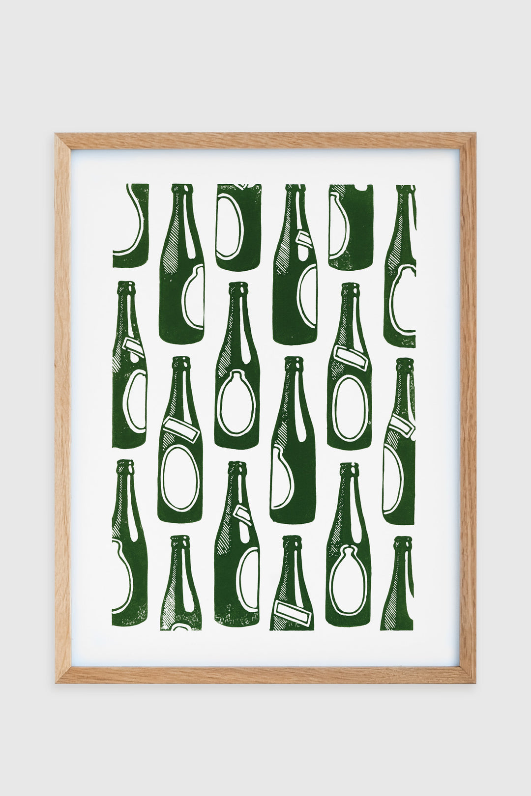 Beer - Linocut print