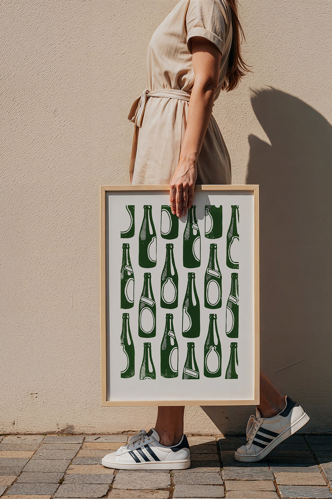 Beer - Linocut print