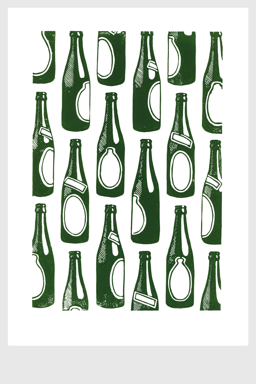 Beer - Linocut print