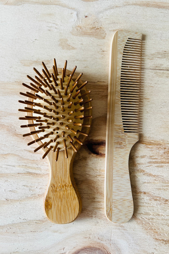 Bamboo Brush &amp; Comb