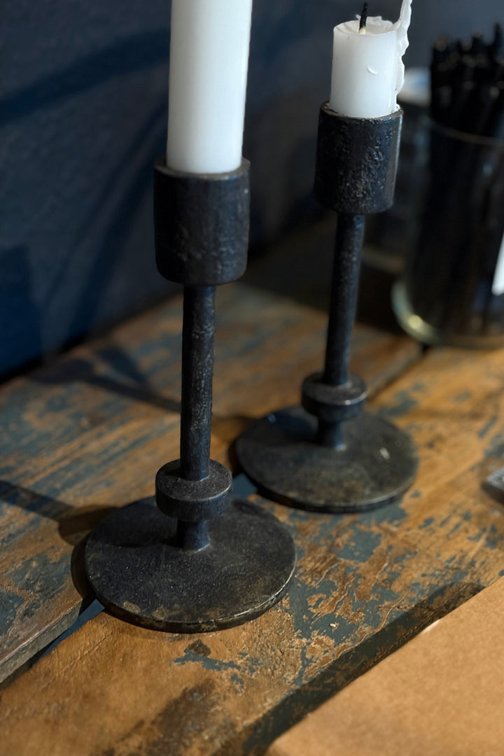 Kerzenständer - Gusseisen (2 Stück)
