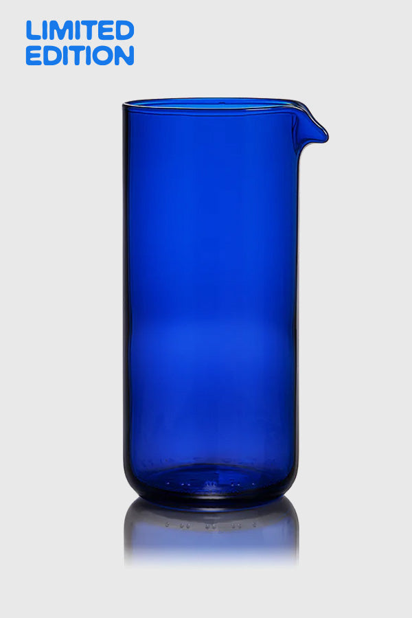 Jug from wine bottles (Bleu) - Upcycling