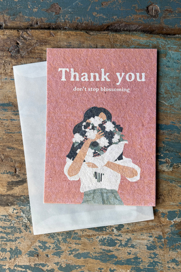 Plantbar Postkort "Thank you"