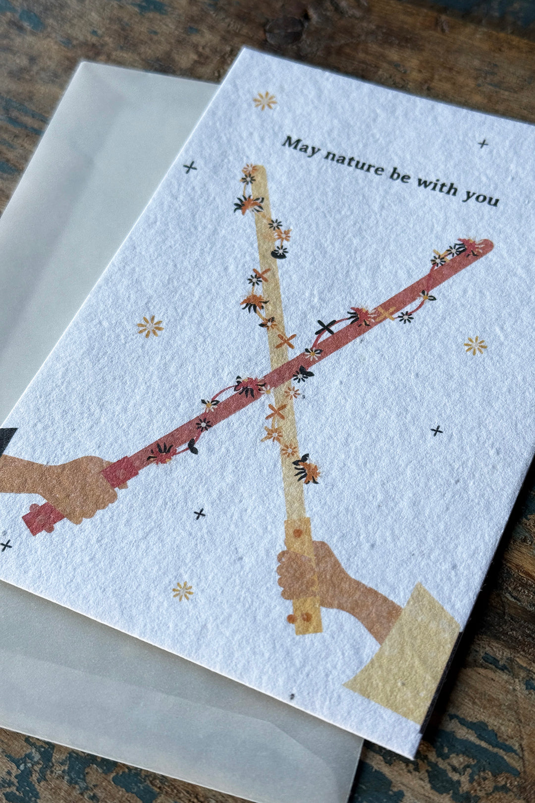 Plantbar Postkort "May nature be with you"