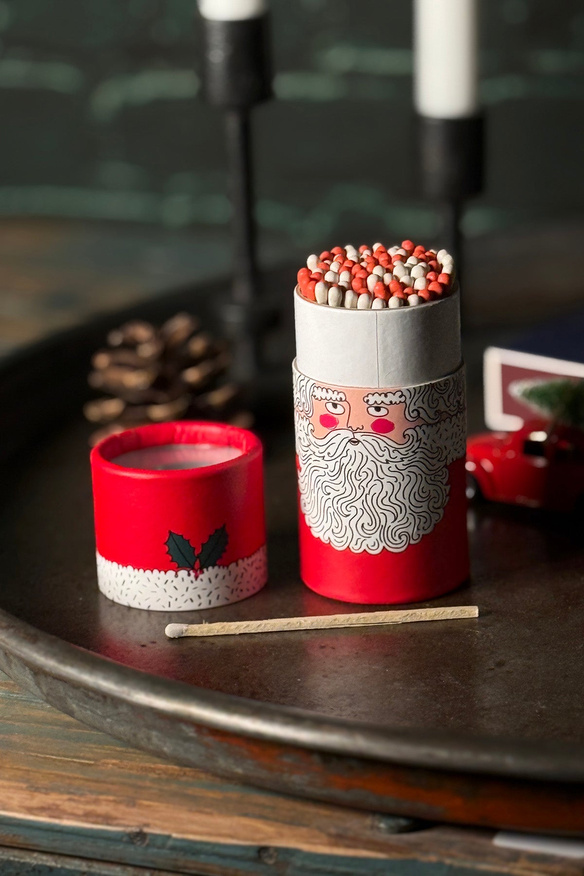 Cylinder Matches "Christmas"