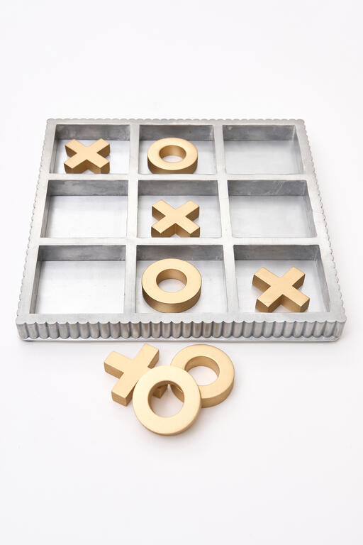 Tic-Tac-Toe Metallspiel
