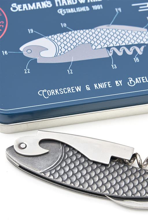 Corkscrew &amp; knife - Metal
