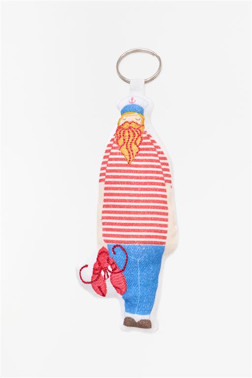 Nøgleringe i stof (flere varianter)