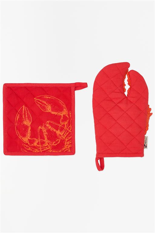 Køkkenhandske & Grydelappe "Lobster"