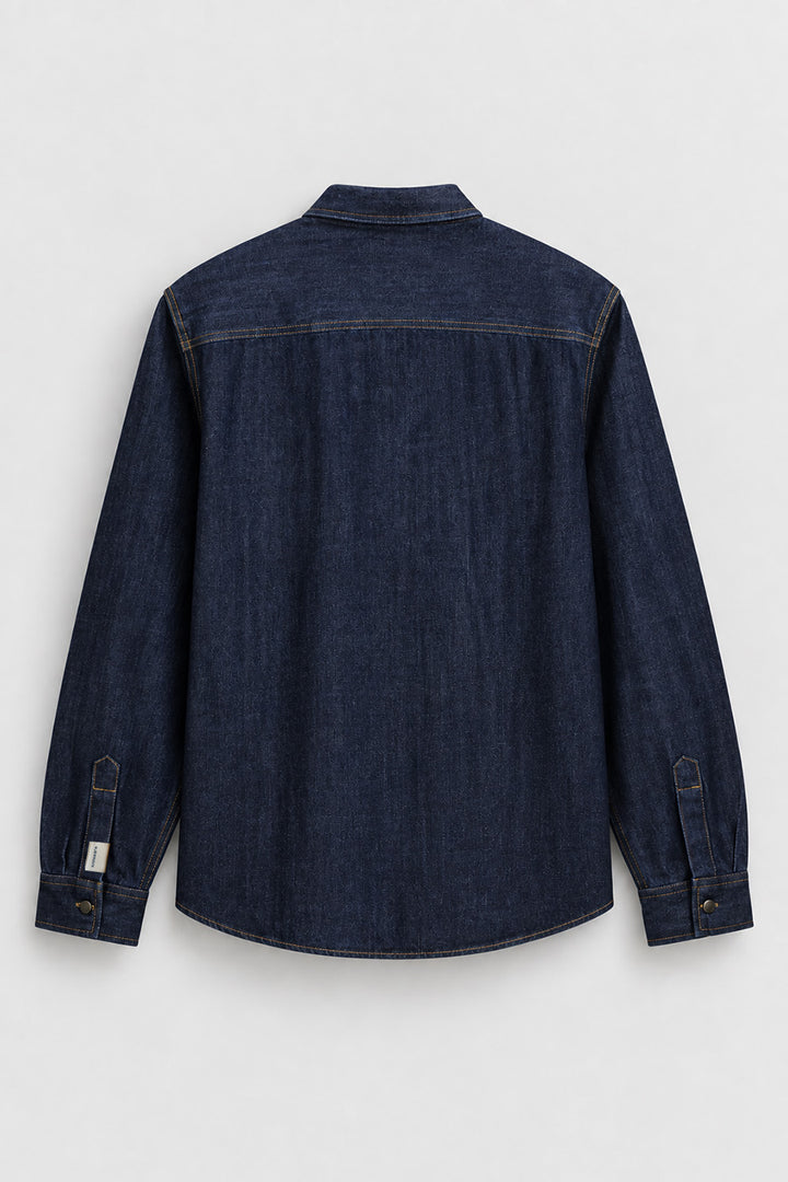 Rinsed Wash Denim Overshirt