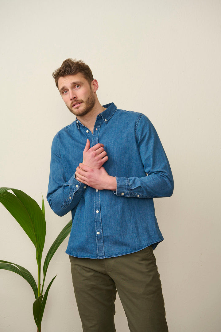 Denim Shirt - Dark Wash