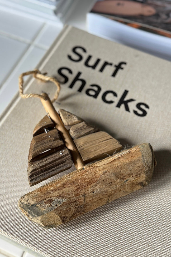 Treibholz "Anker“ und "Segelboot“