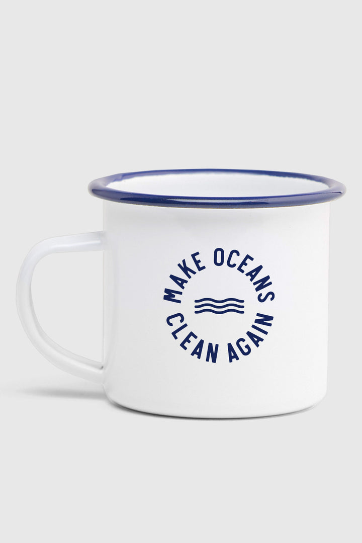 Emaljekrus "Make Oceans Clean Again"