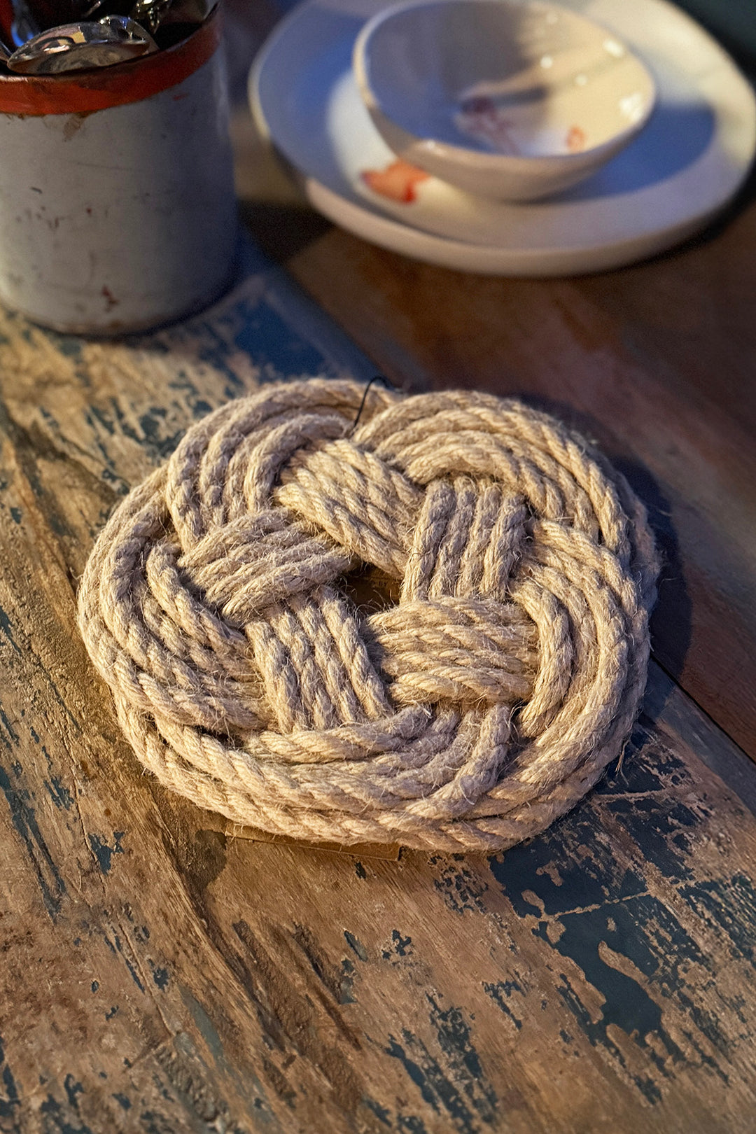 Trivet - Knotted rope