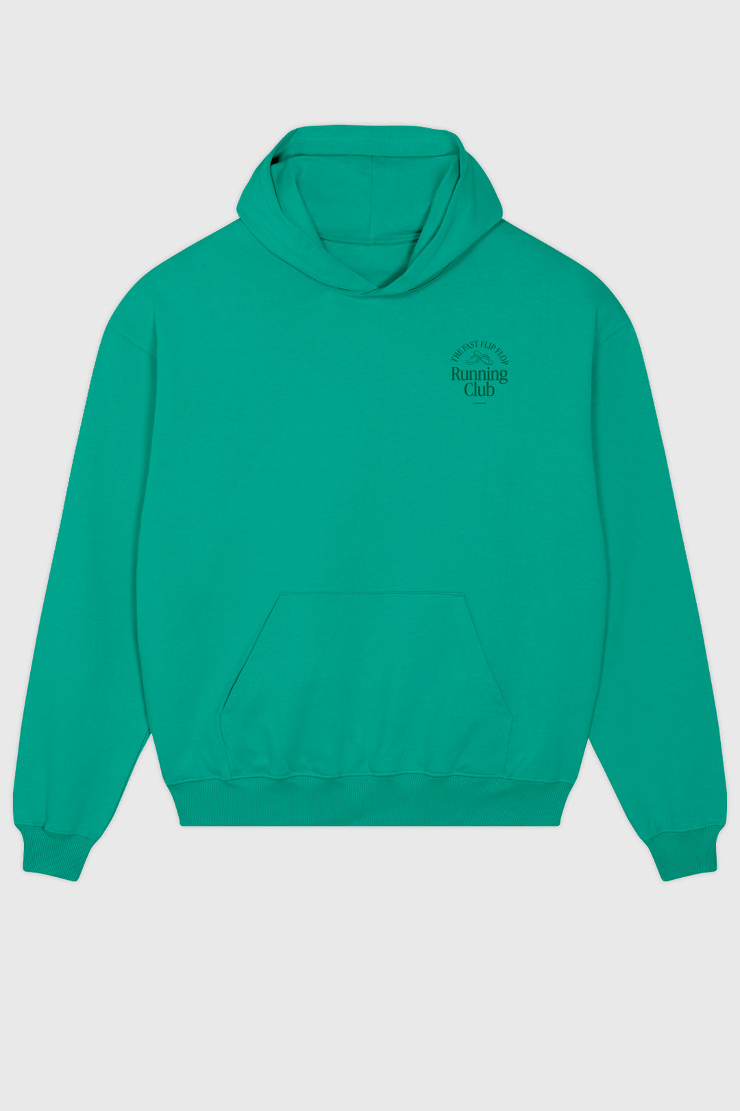 Boxy Hoodie "Running Club"