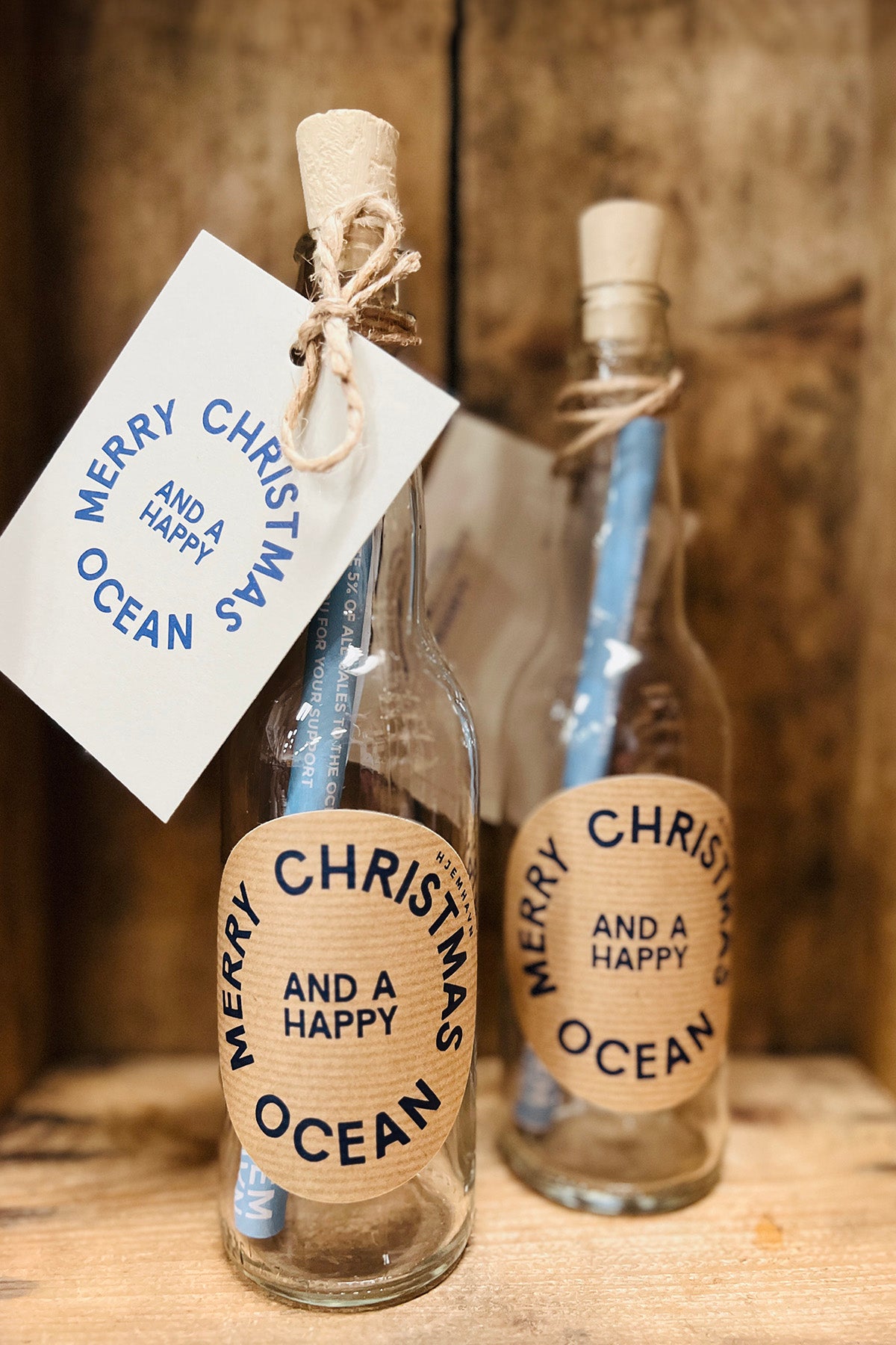 Gavekort "Flaskepost" XMAS-Edition