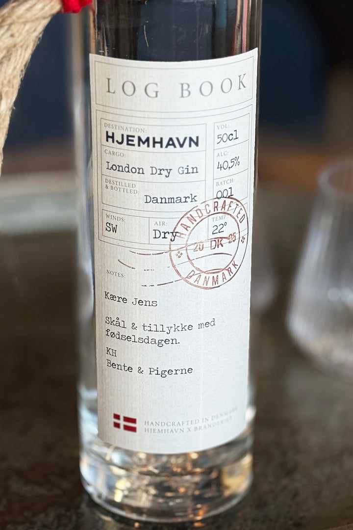 Logbook Gin "mit persönlichen Grüßen“