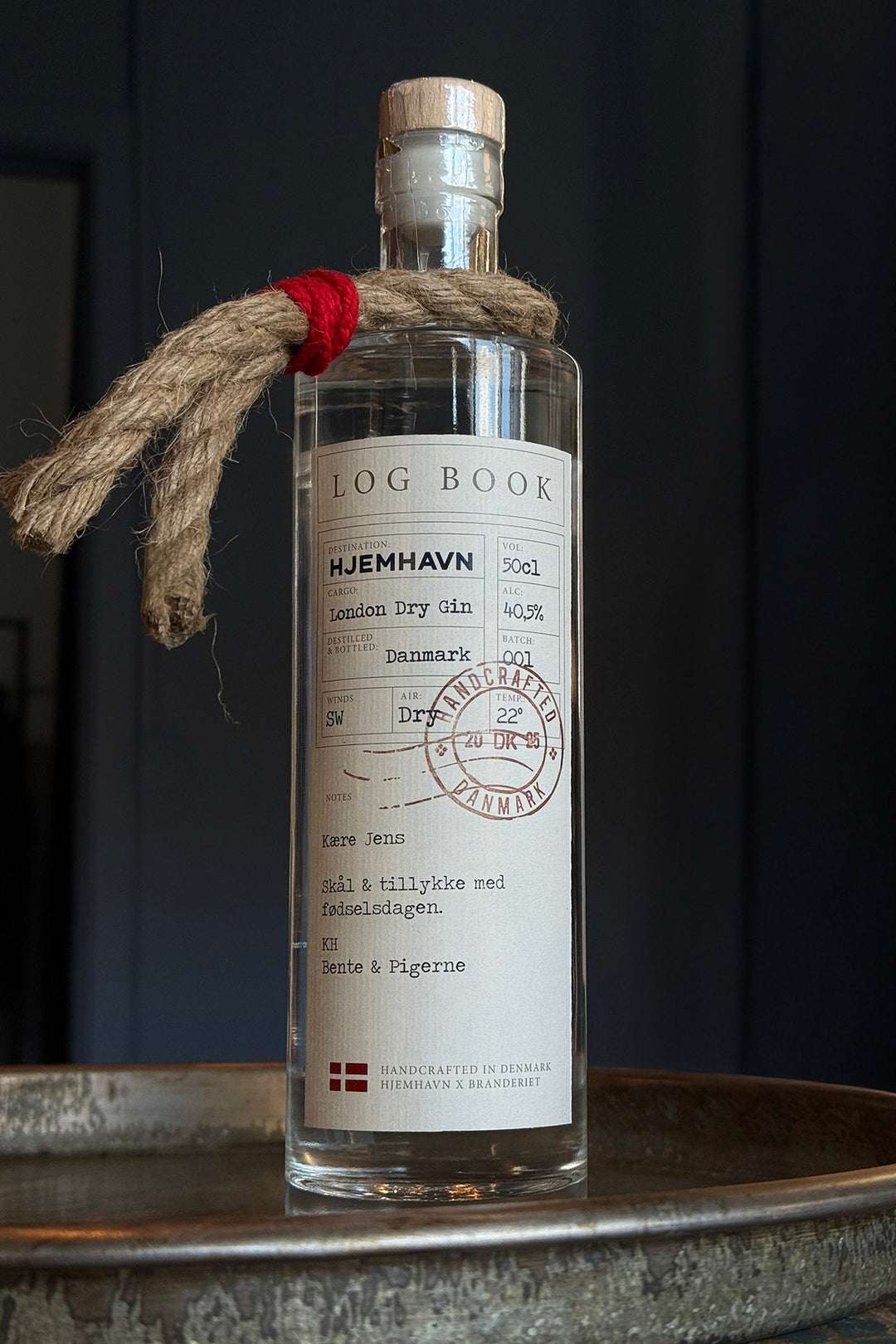 Logbook Gin "mit persönlichen Grüßen“