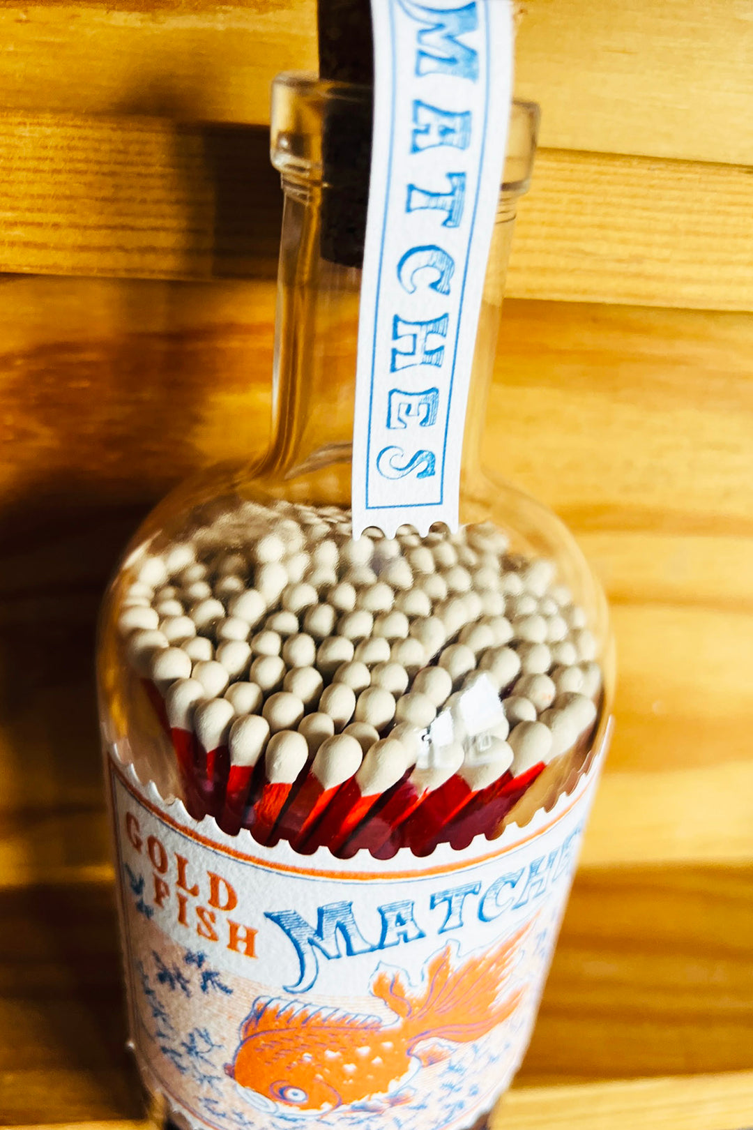 Match bottle "Goldfish"