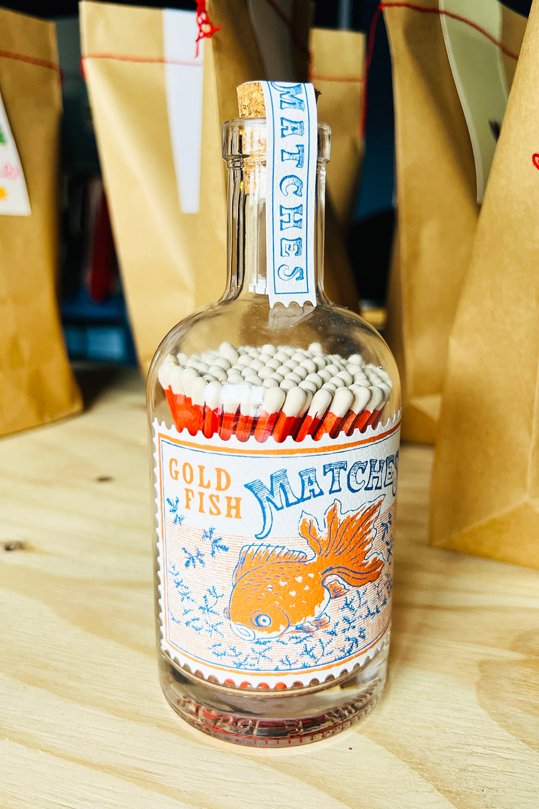 Match bottle "Goldfish"