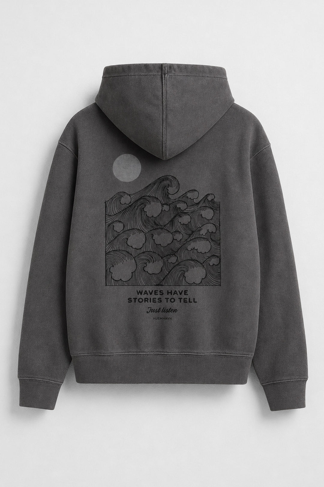 Hoodie "Just Listen - by night"