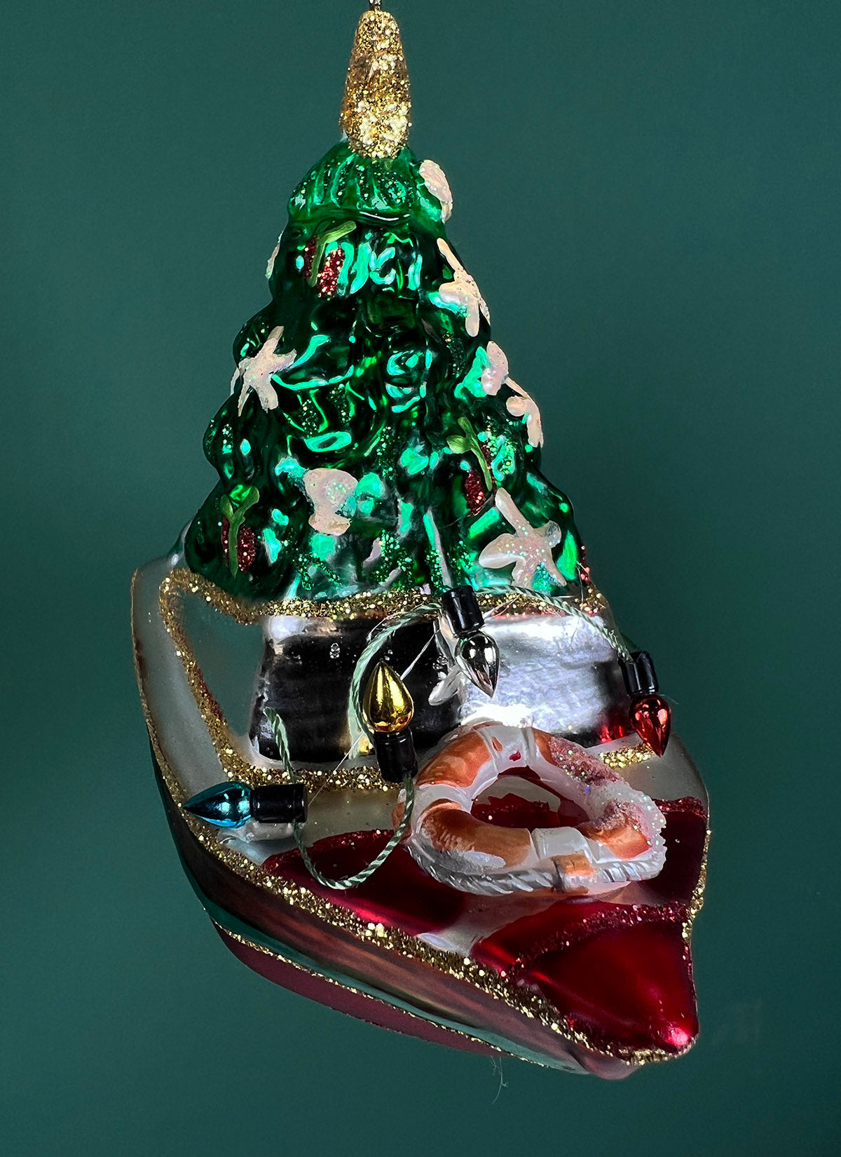 Juleophæng - Båd