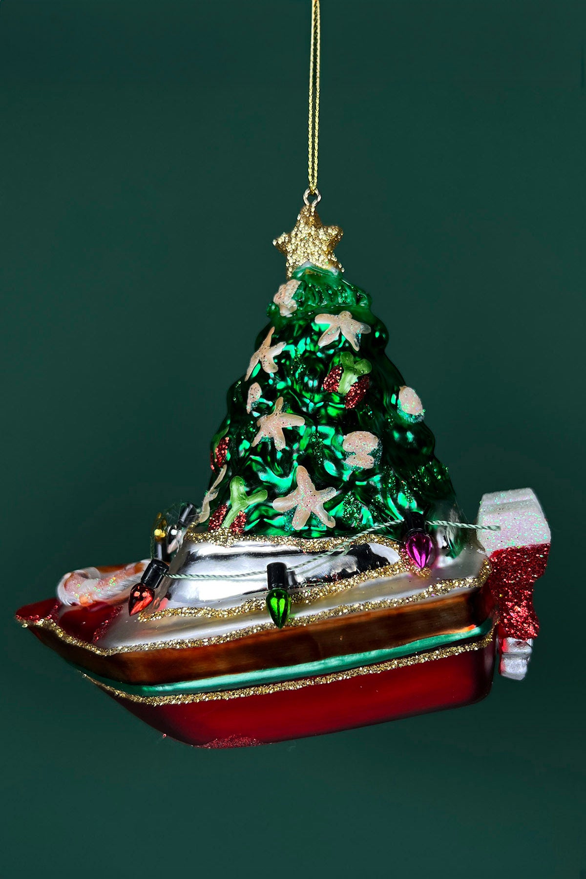 Juleophæng - Båd