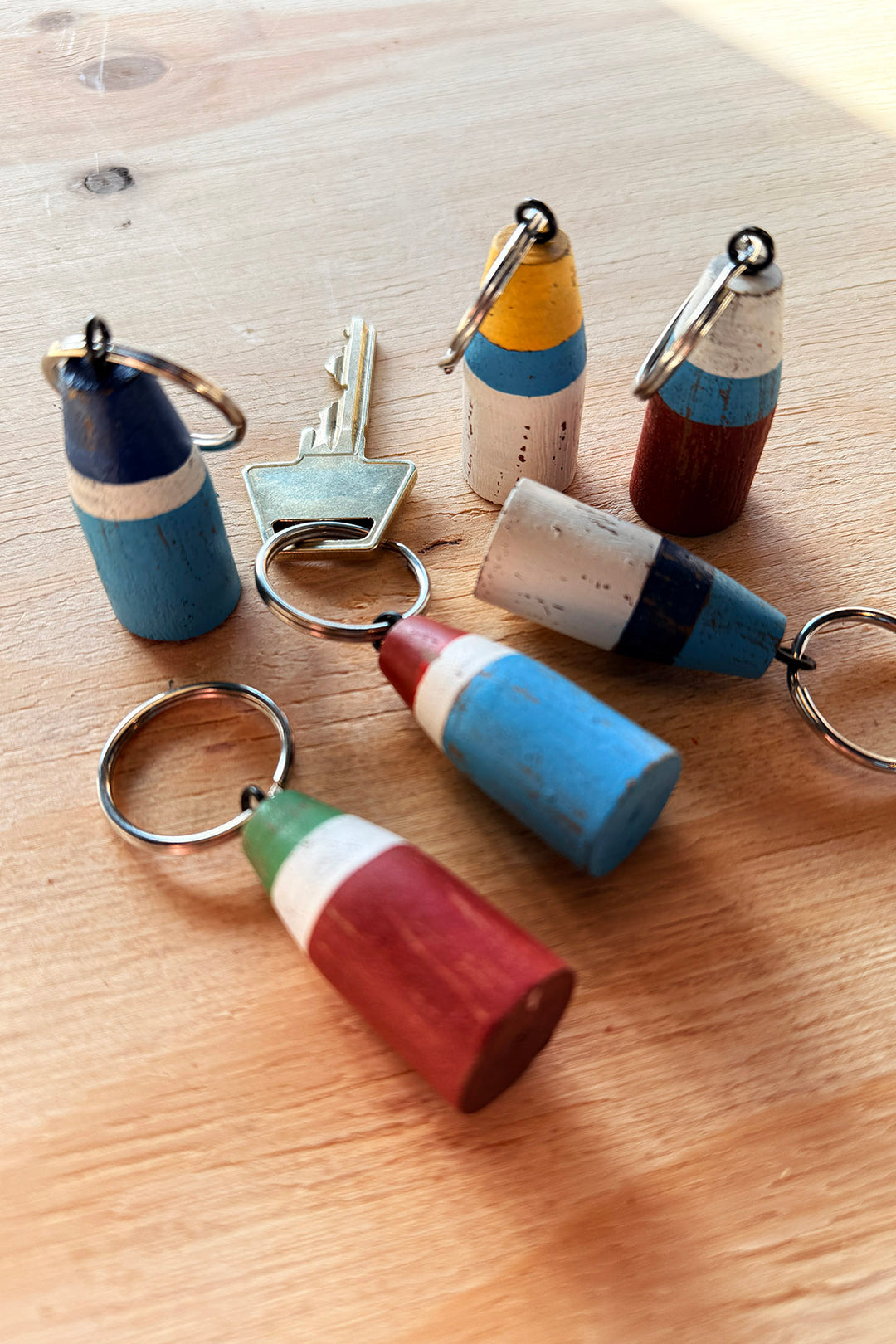 Nøglering "Bøje" - Træ