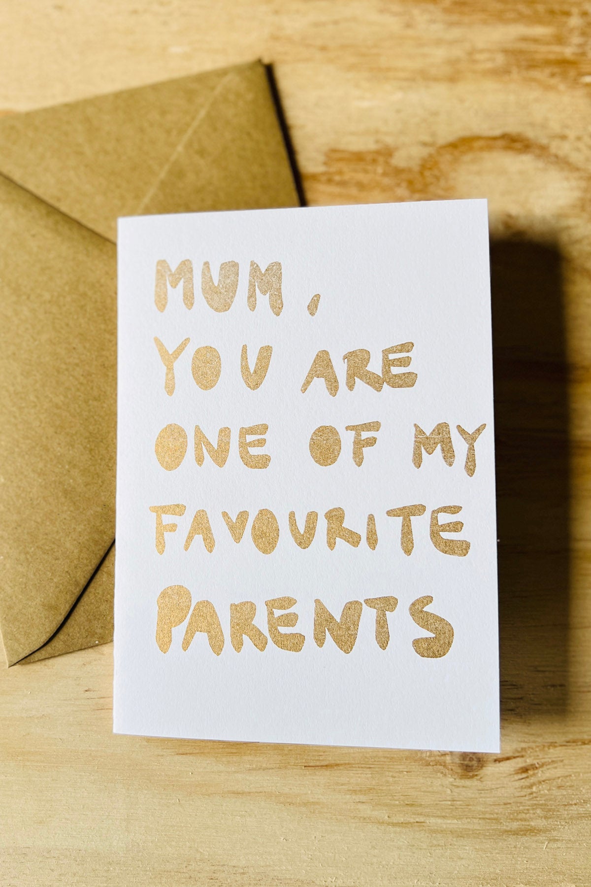 Kort "Mum, favourite"