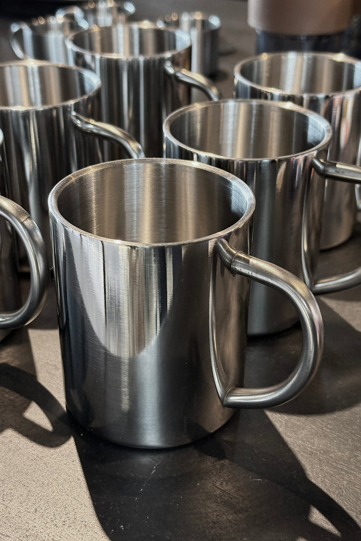 Krus i rustfrit stål - 300ml/60ml