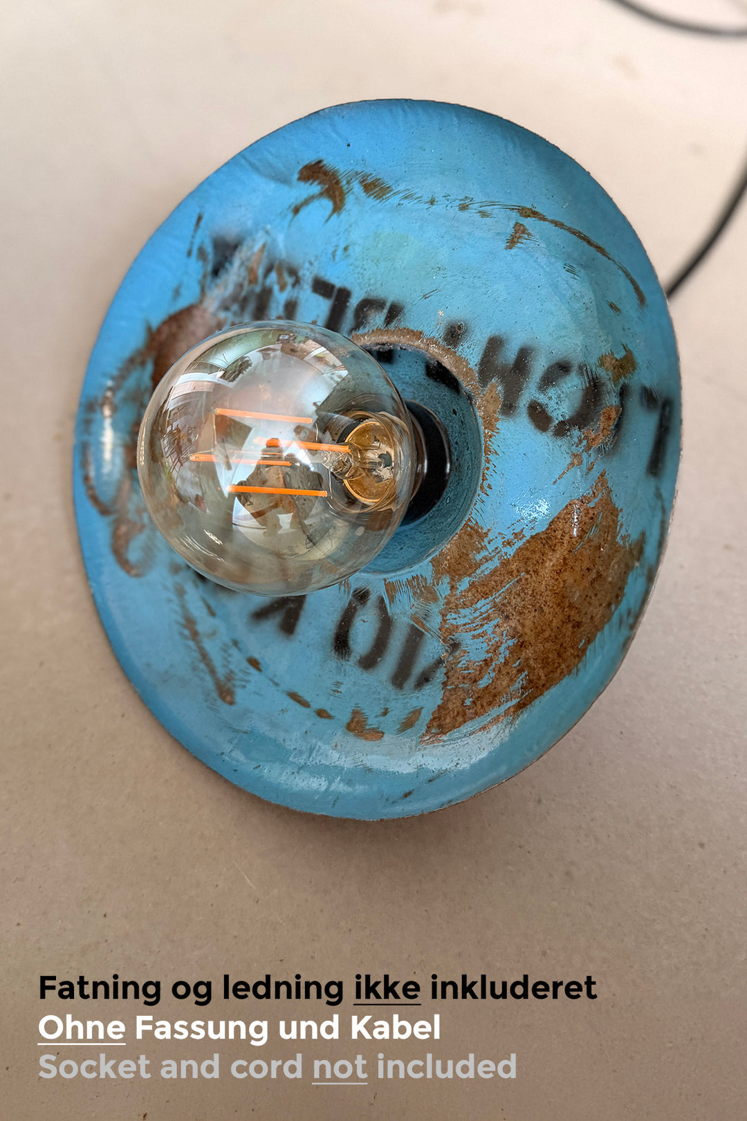 Lampenschirm - Upcycling Metall