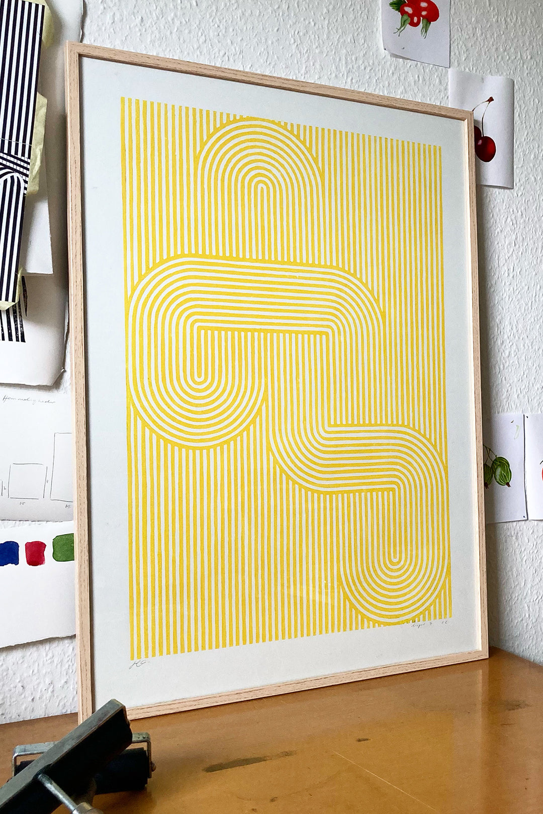 Lines No.7 – Linolschnitt