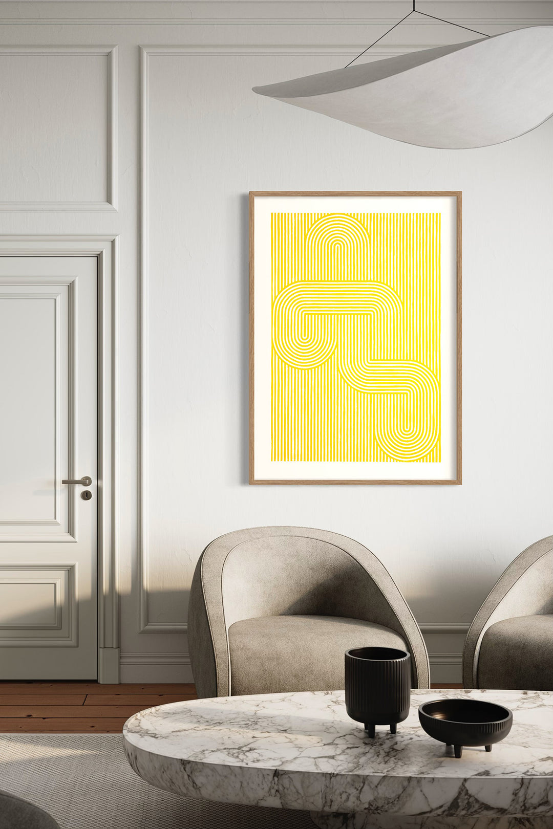 Lines No.7 – Linolschnitt