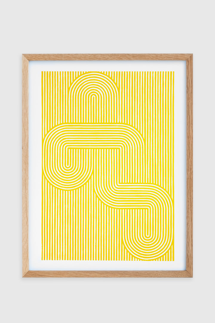 Lines No.7 – Linolschnitt