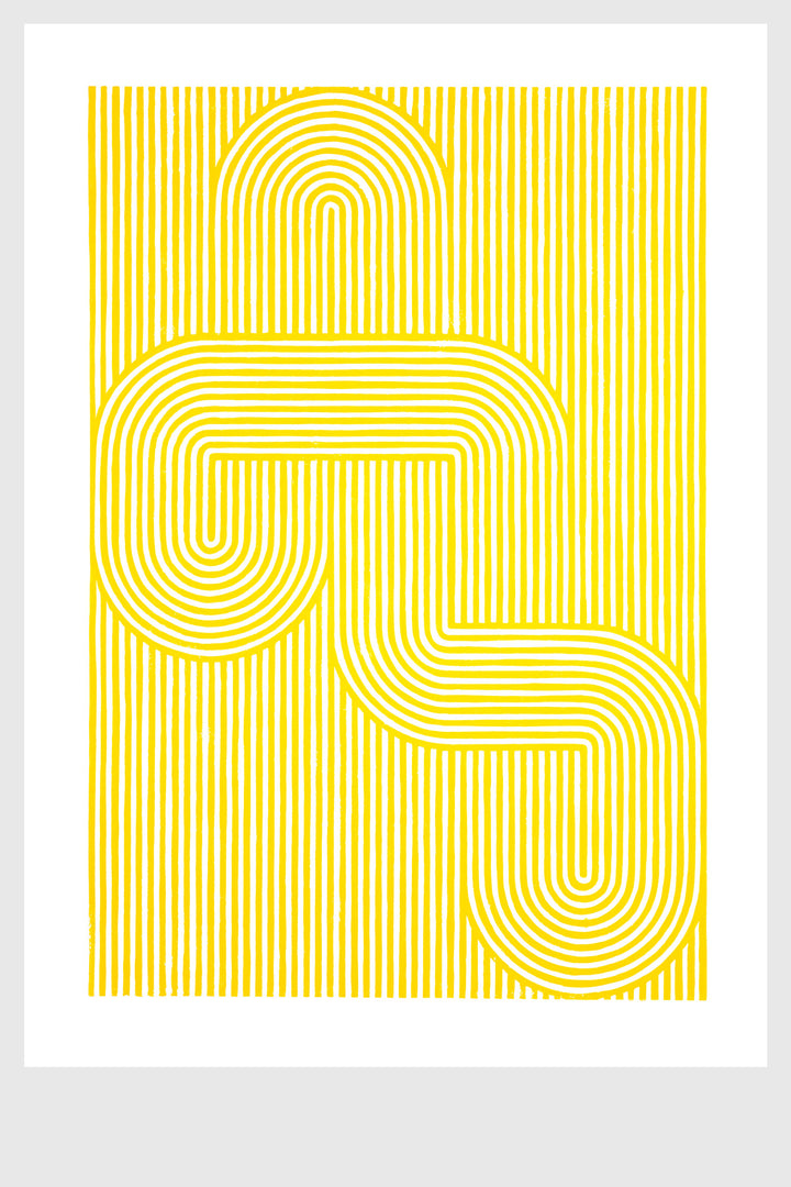 Lines No.7 – Linolschnitt