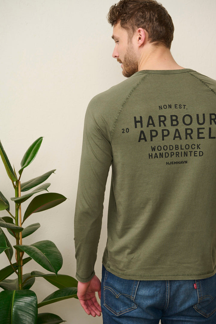 Vintage Long Sleeve Tee "Harbour Apparel"