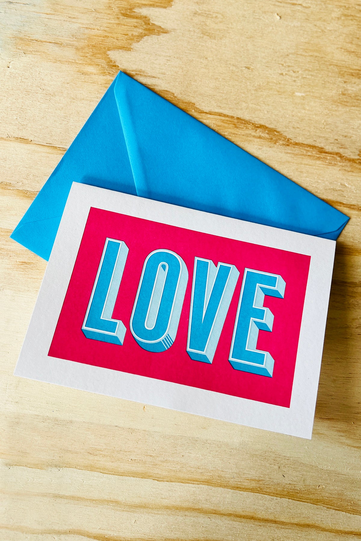 Letterpress Card "Love"