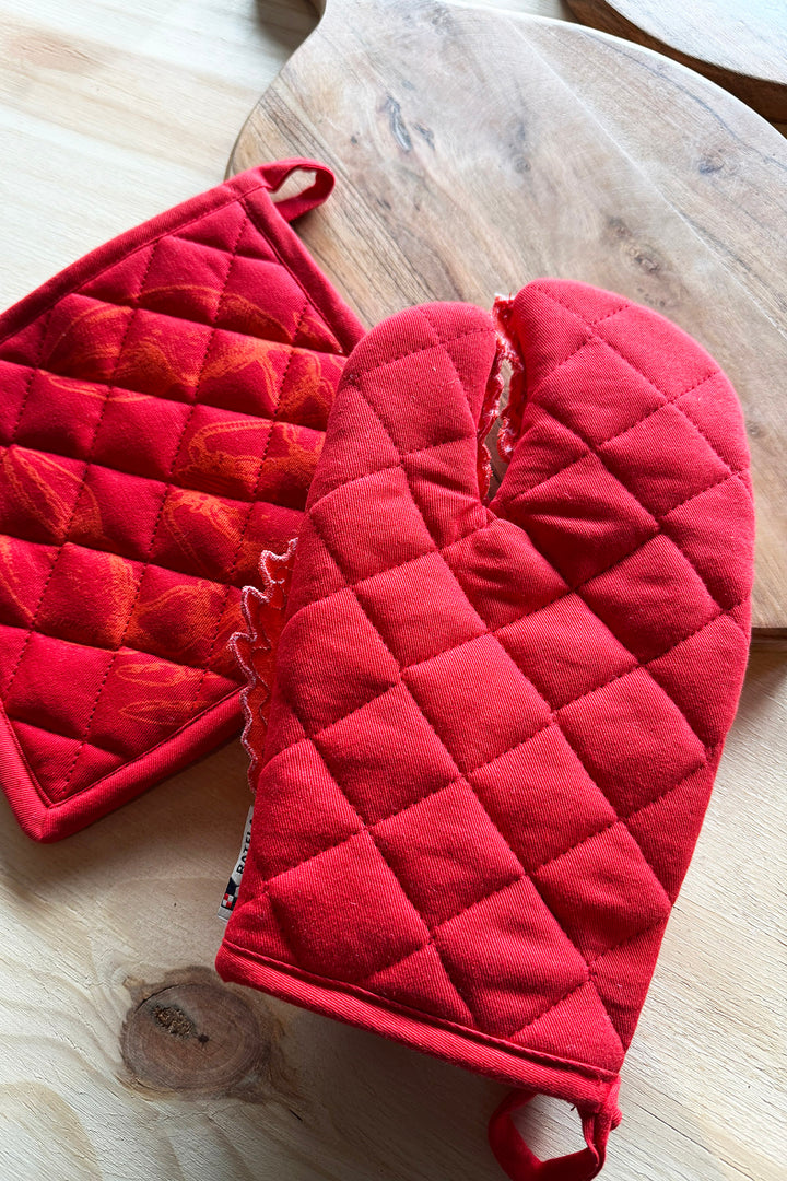 Køkkenhandske & Grydelappe "Lobster"