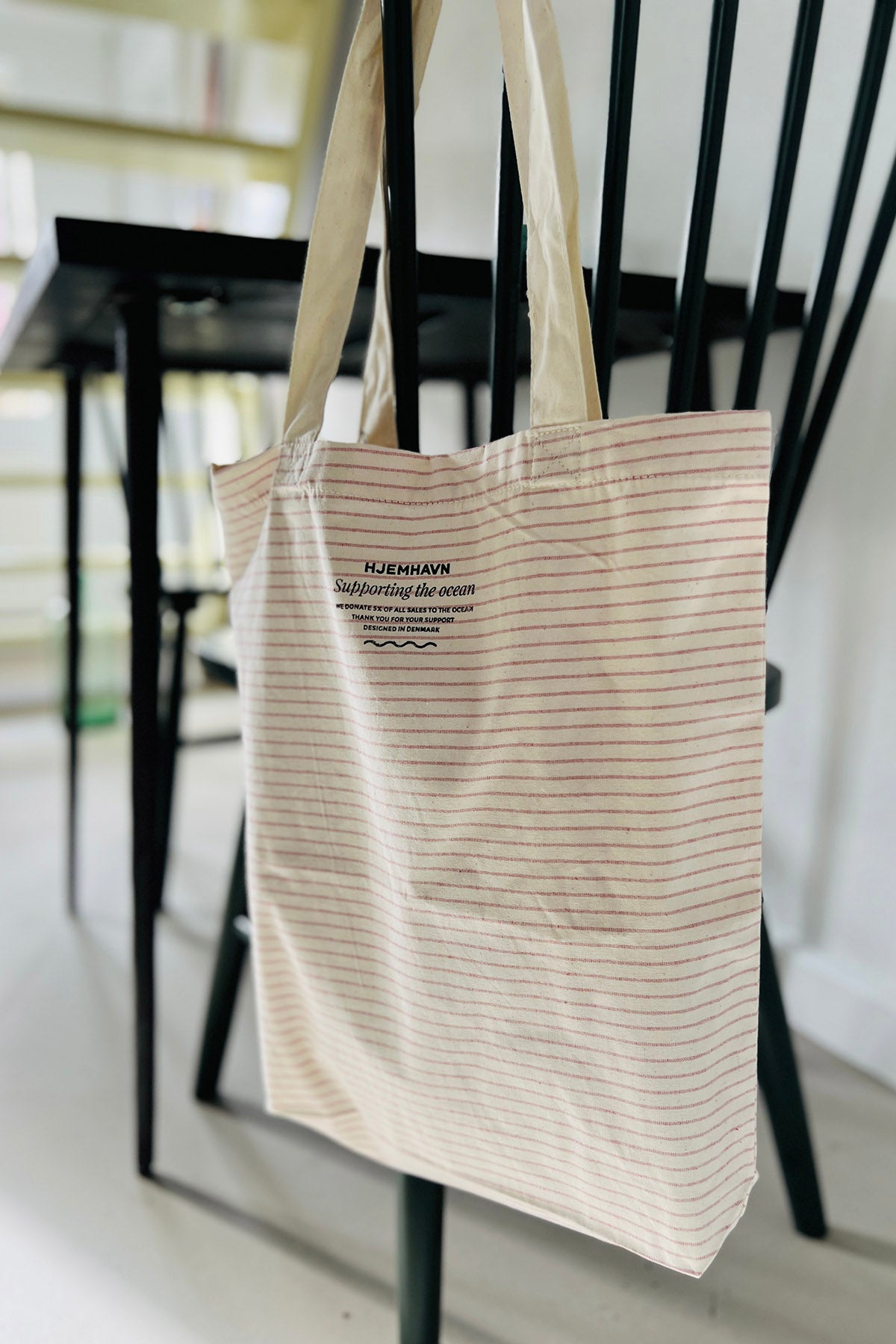 Tote bag - Striped Organic Cotton