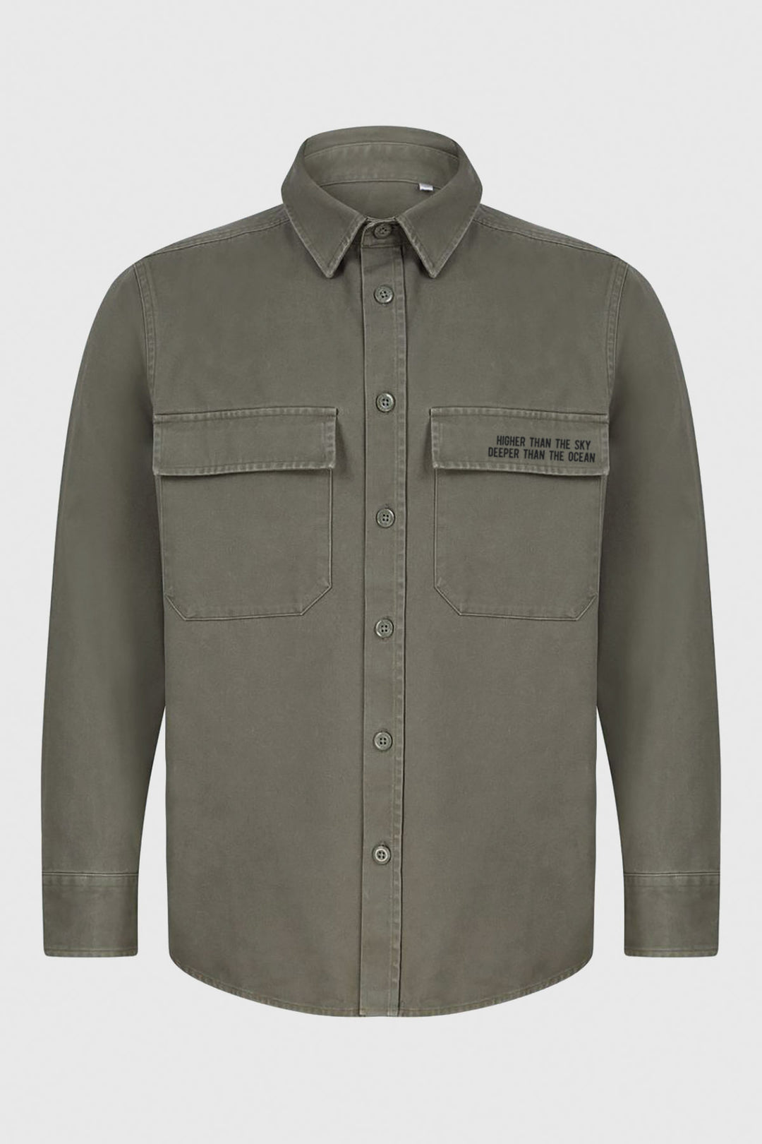 Overshirt "Higher than..."