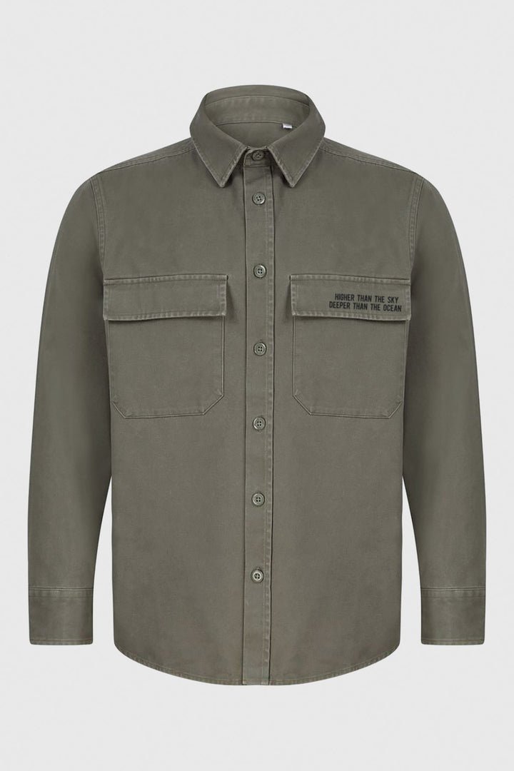 Overshirt "Higher than..."